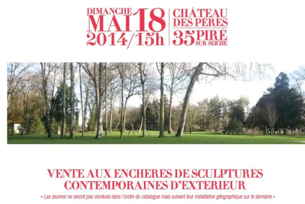 Vente aux enchères au Château des Pères, Sculptures outdoor #3