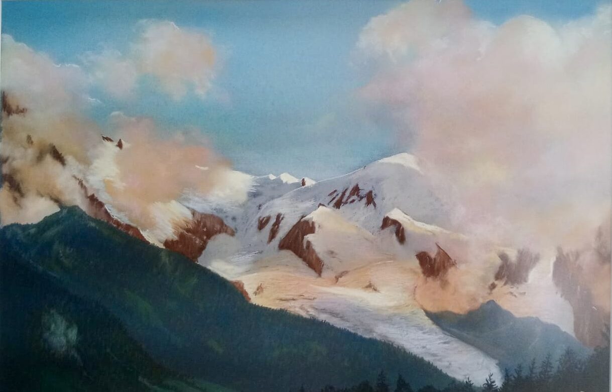 Rennes. La Montagne pastellisée de Patrick Brochard
