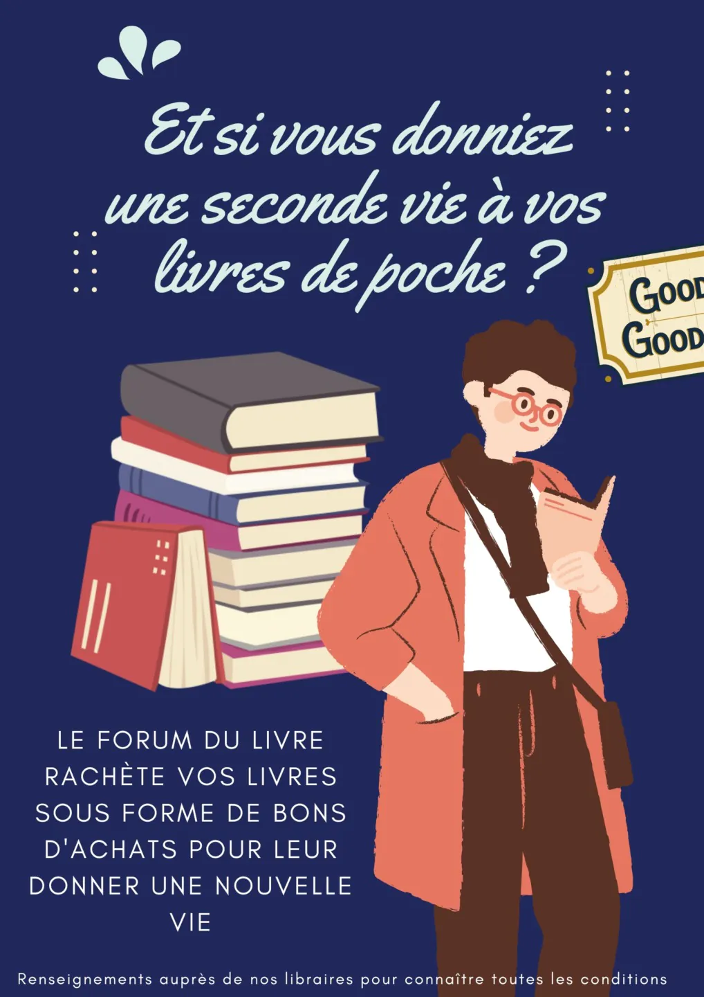 Rennes. La librairie Forum du livre lance un service de livres d’occasion