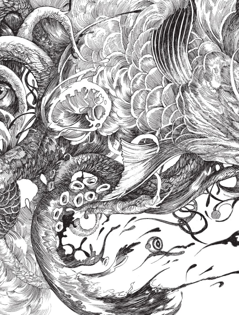 Le Bestiaire du crépuscule, la BD lovecraftienne de Daria Schmitt
