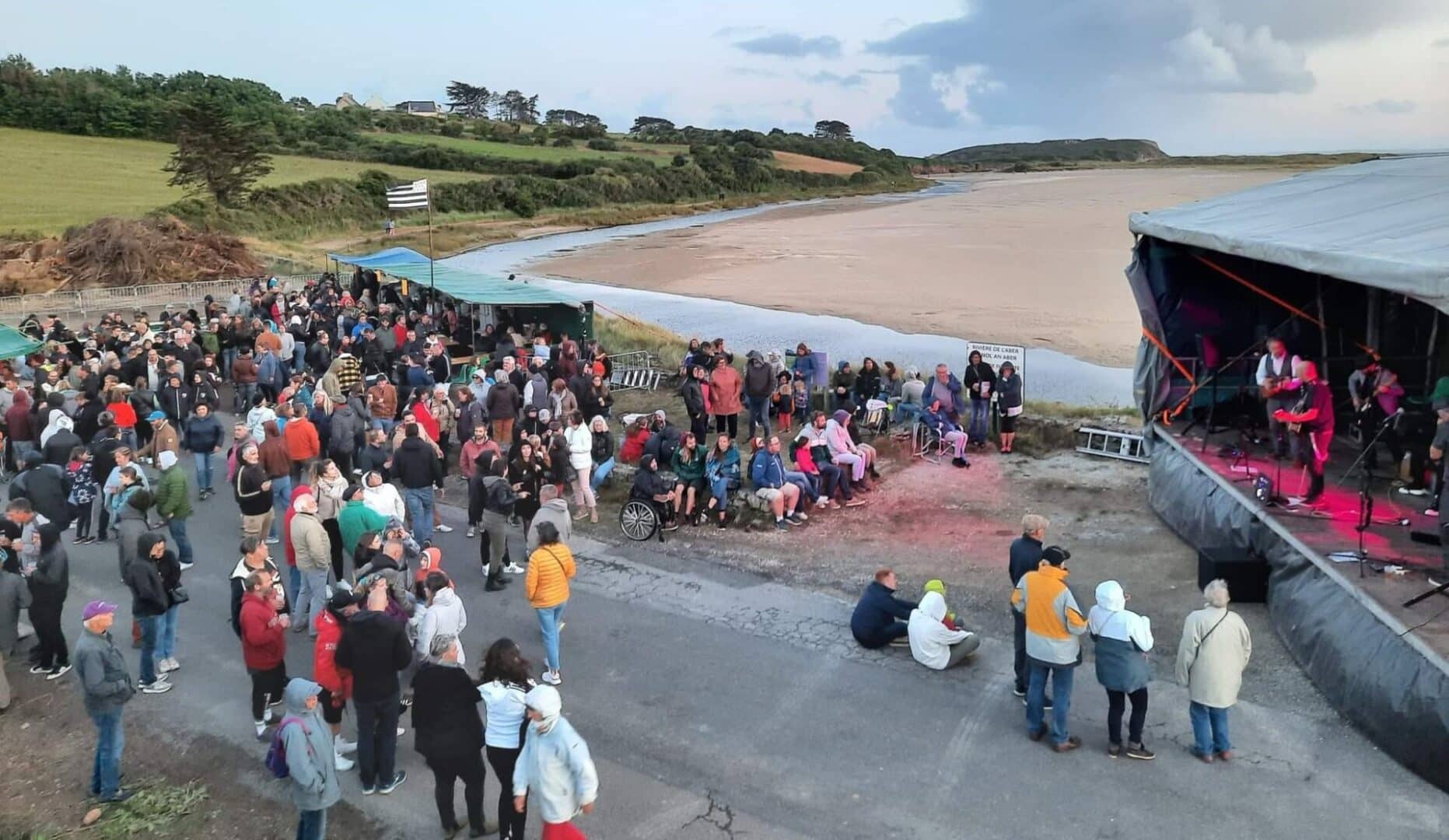 Crozon - feu de la Saint Jean