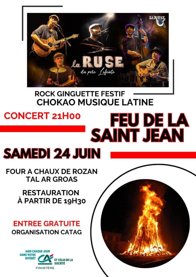 Crozon - feu de la Saint Jean
