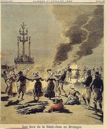 Crozon - feu de la Saint Jean