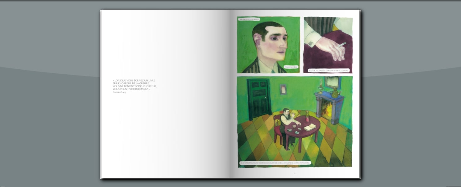 BD LE POIDS DES HÉROS ET LE CHOC DES DESSINS DE DAVID SALA