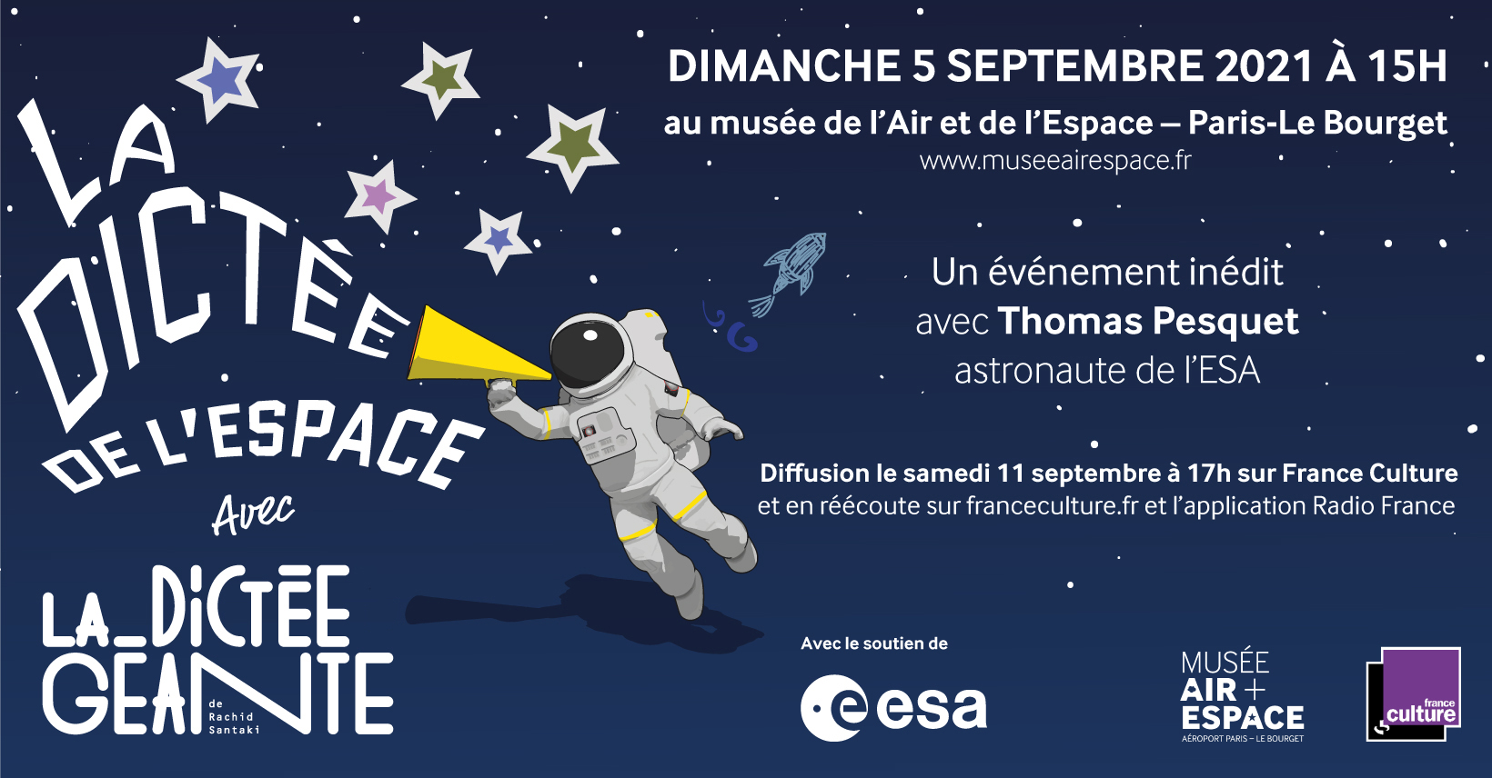 LA PREMIÈRE DICTÉE DE L’ESPACE AVEC THOMAS PESQUET