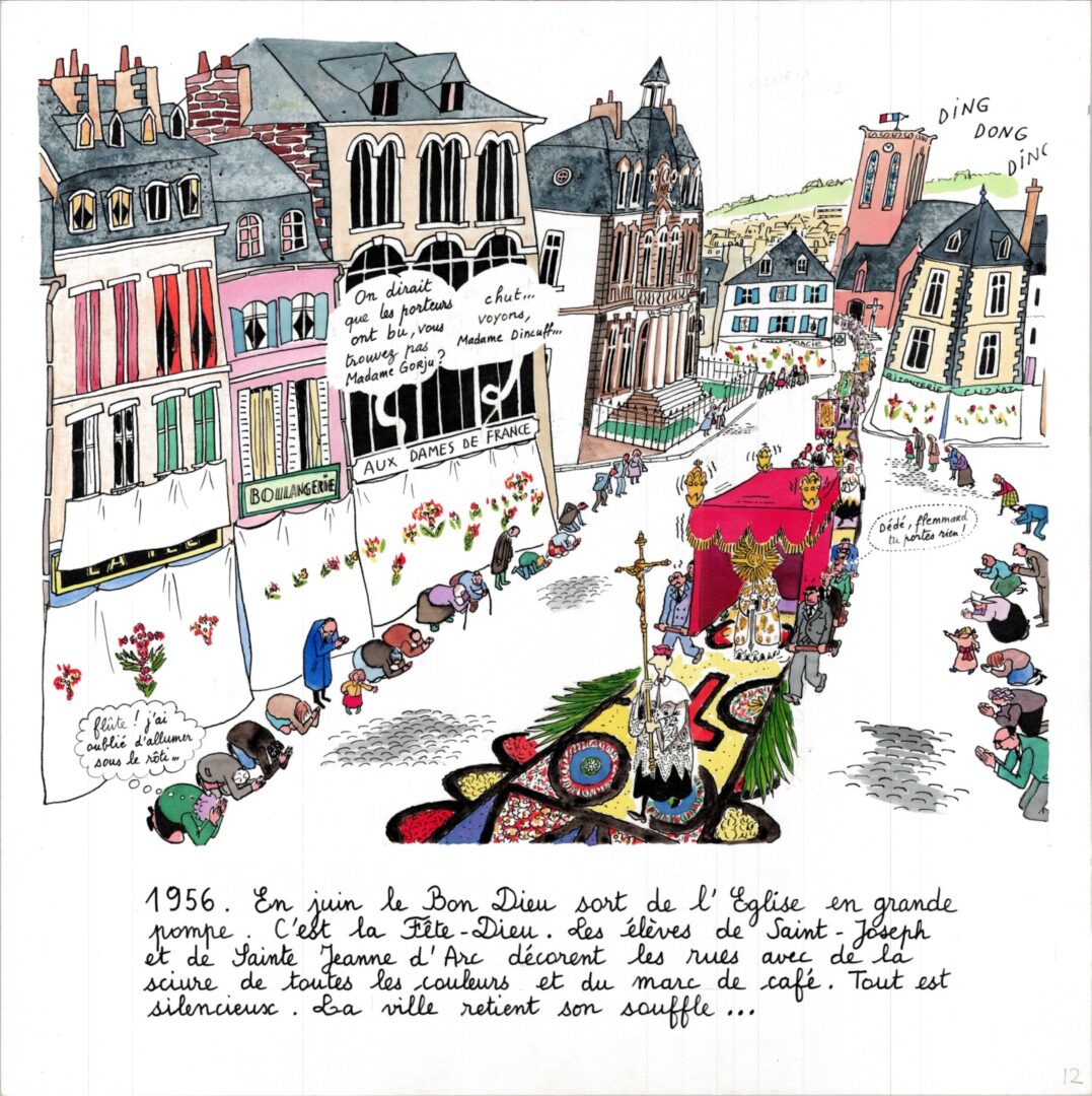 Expo BD. Lannion, au petit théâtre de ma ville de Michel Heffe