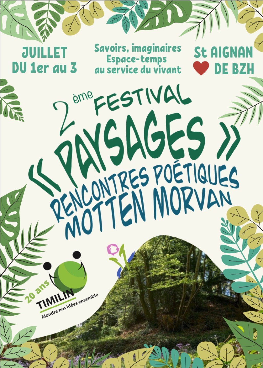 Saint-Aignan (56). Paysages, rencontres poétiques Motten Morvan