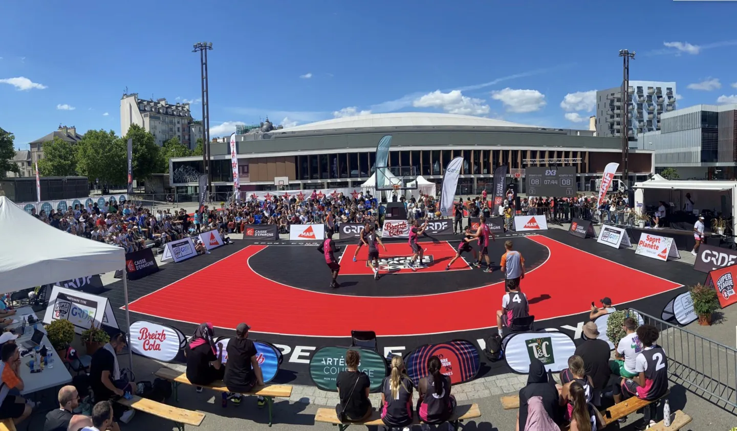 Rennes accueillera l’Open de France 3×3 de basket-ball en juillet 2023