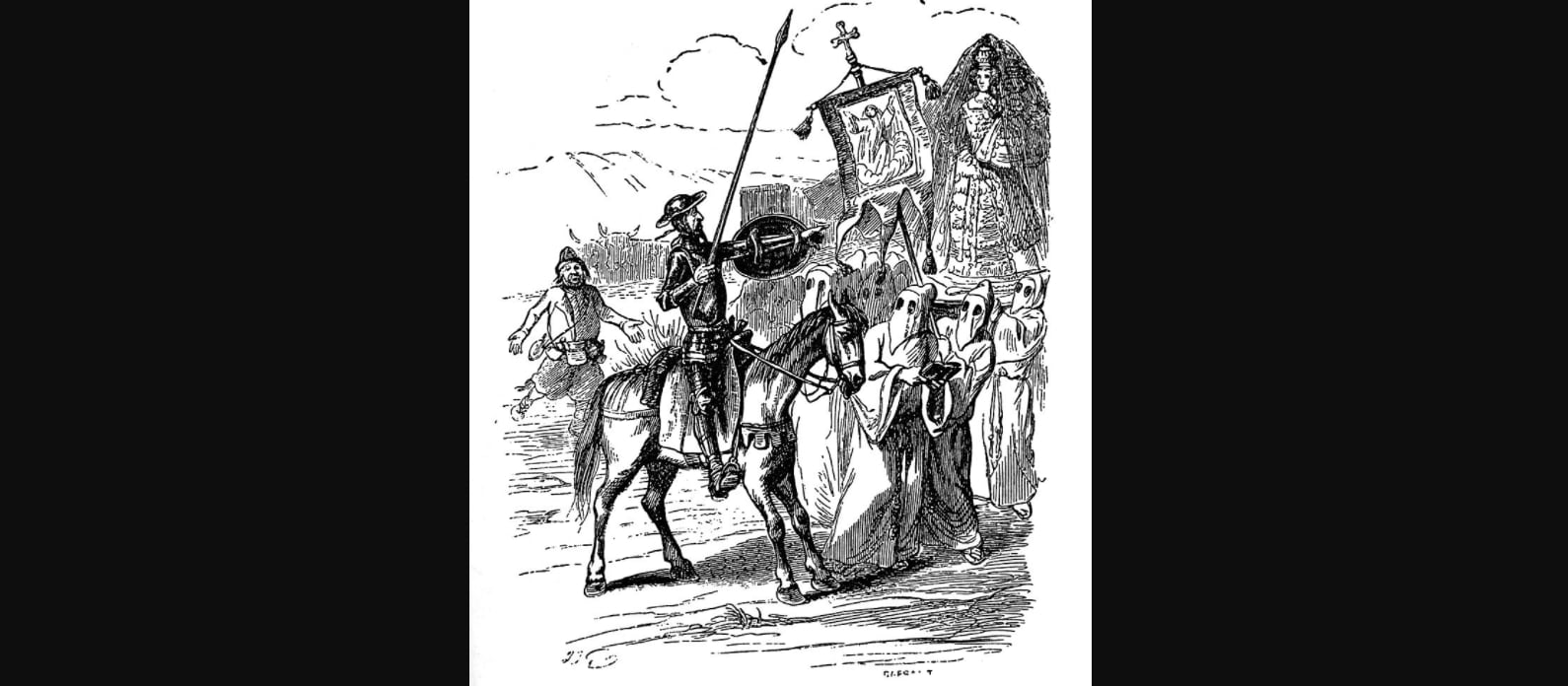 DON QUICHOTTE ILLUSTRÉ PAR GRANDVILLE