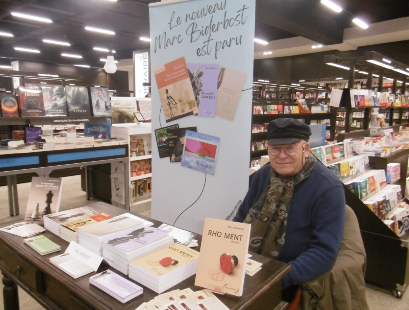 Ploërmel. Marc Biderbost dédicacera Rho ment à la Librairie Canopée