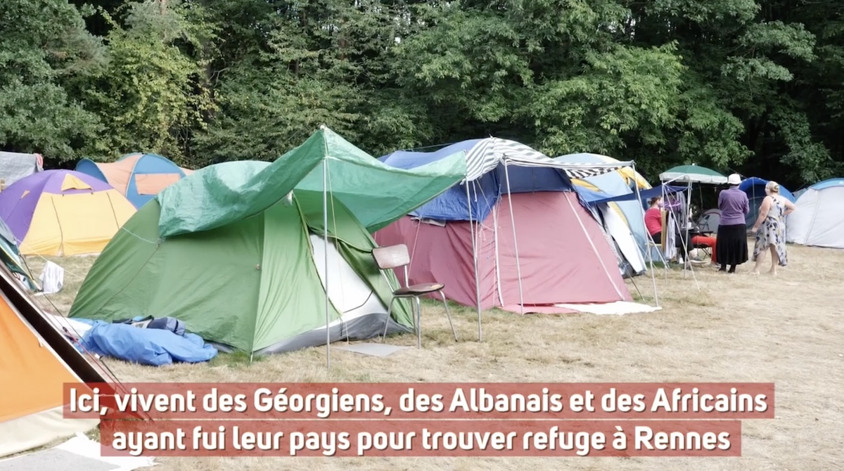 Migrants à Rennes. La Ville demande à l’Etat la fermeture du camp des Gayeulles