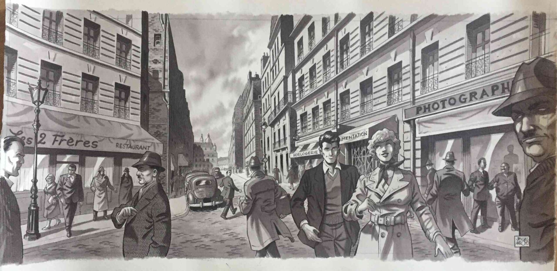 PIGALLE, 1950. UNE BD HOMMAGE AU POLAR D’UNE ÉPOQUE MYTHIQUE
