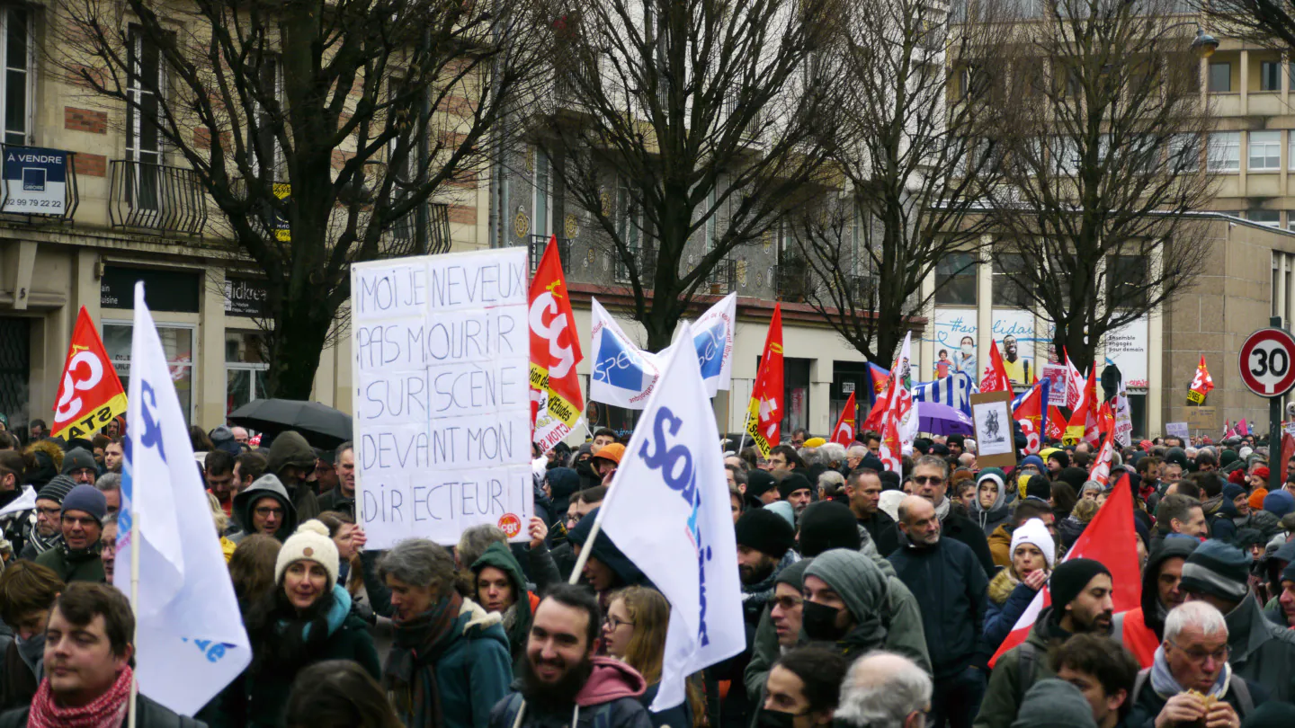 Rennes. Forte mobilisation contre la réforme des retraites jeudi 19 janvier 2023