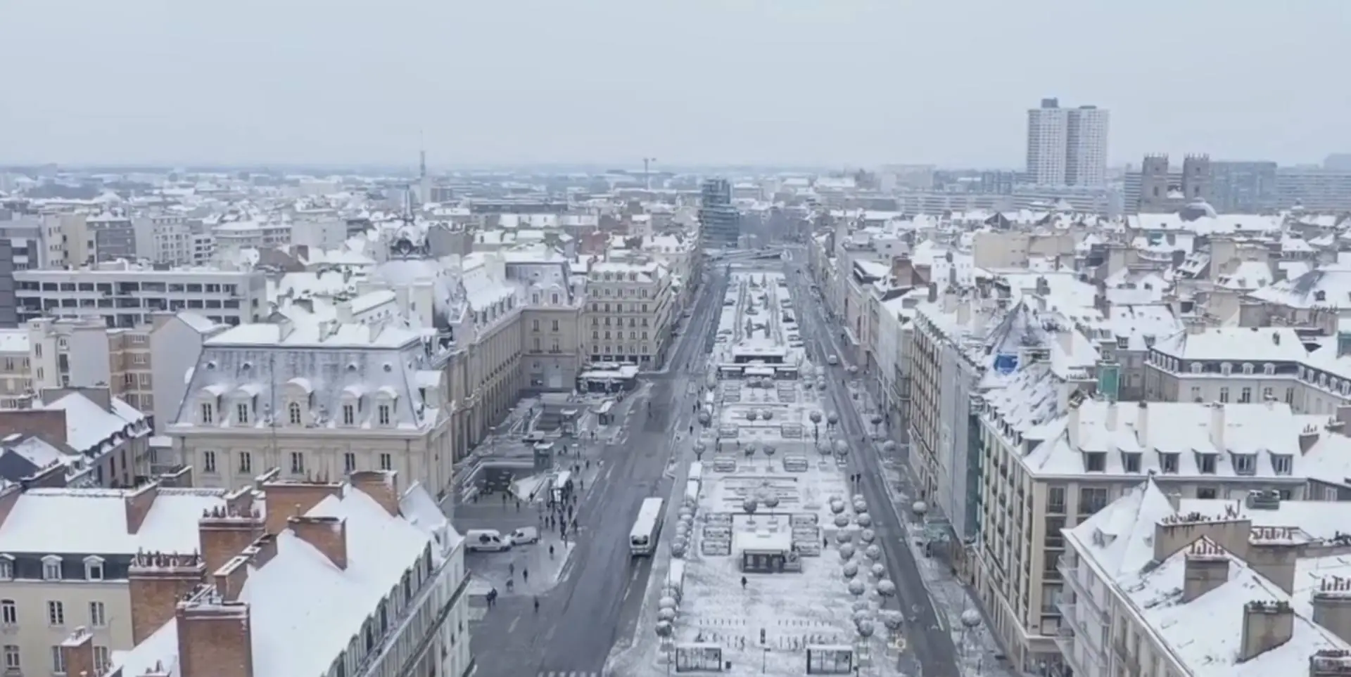 RENNES ET L’ILLE-ET-VILAINE SOUS LA NEIGE