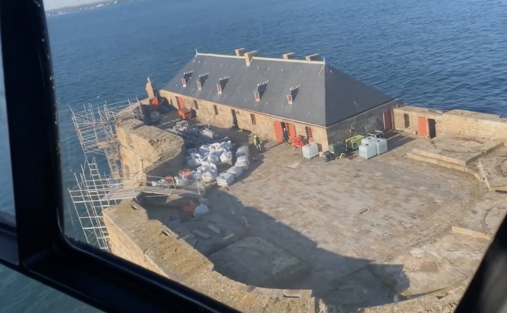 SAINT-MALO. LA RESTAURATION DU FORT DE LA CONCHEE SE POURSUIT