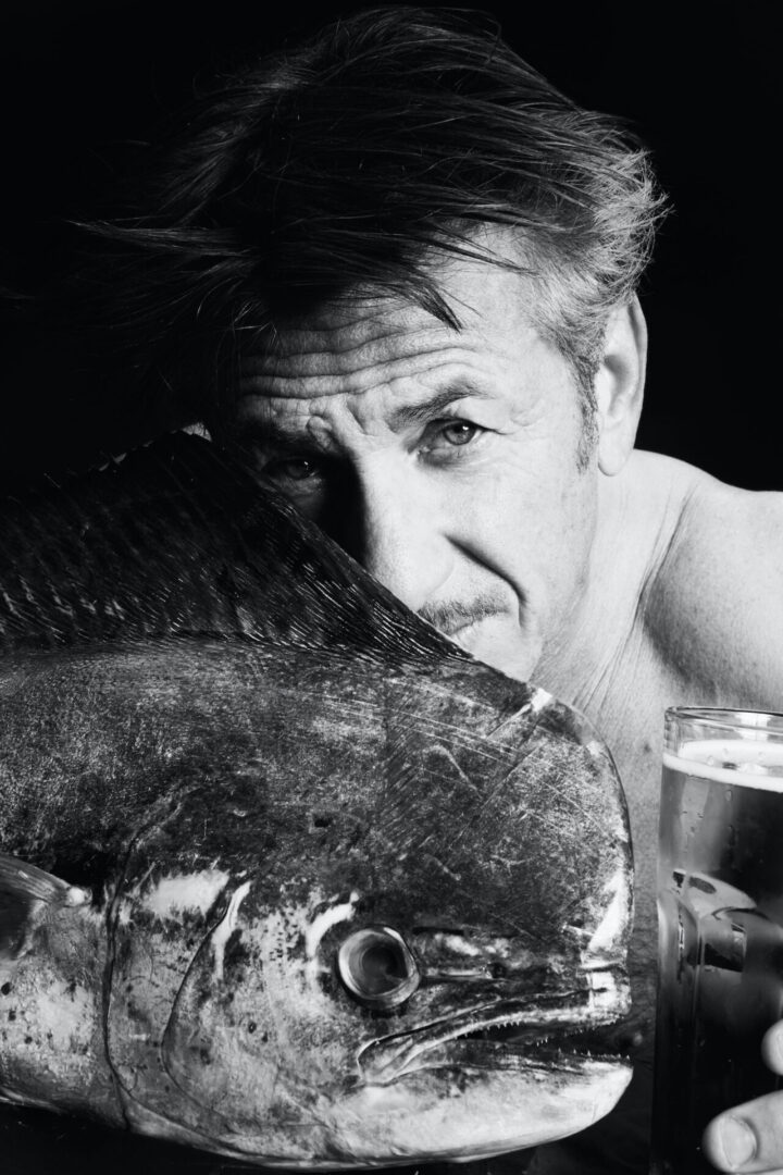 SEAN PENN with MAHI MAHI