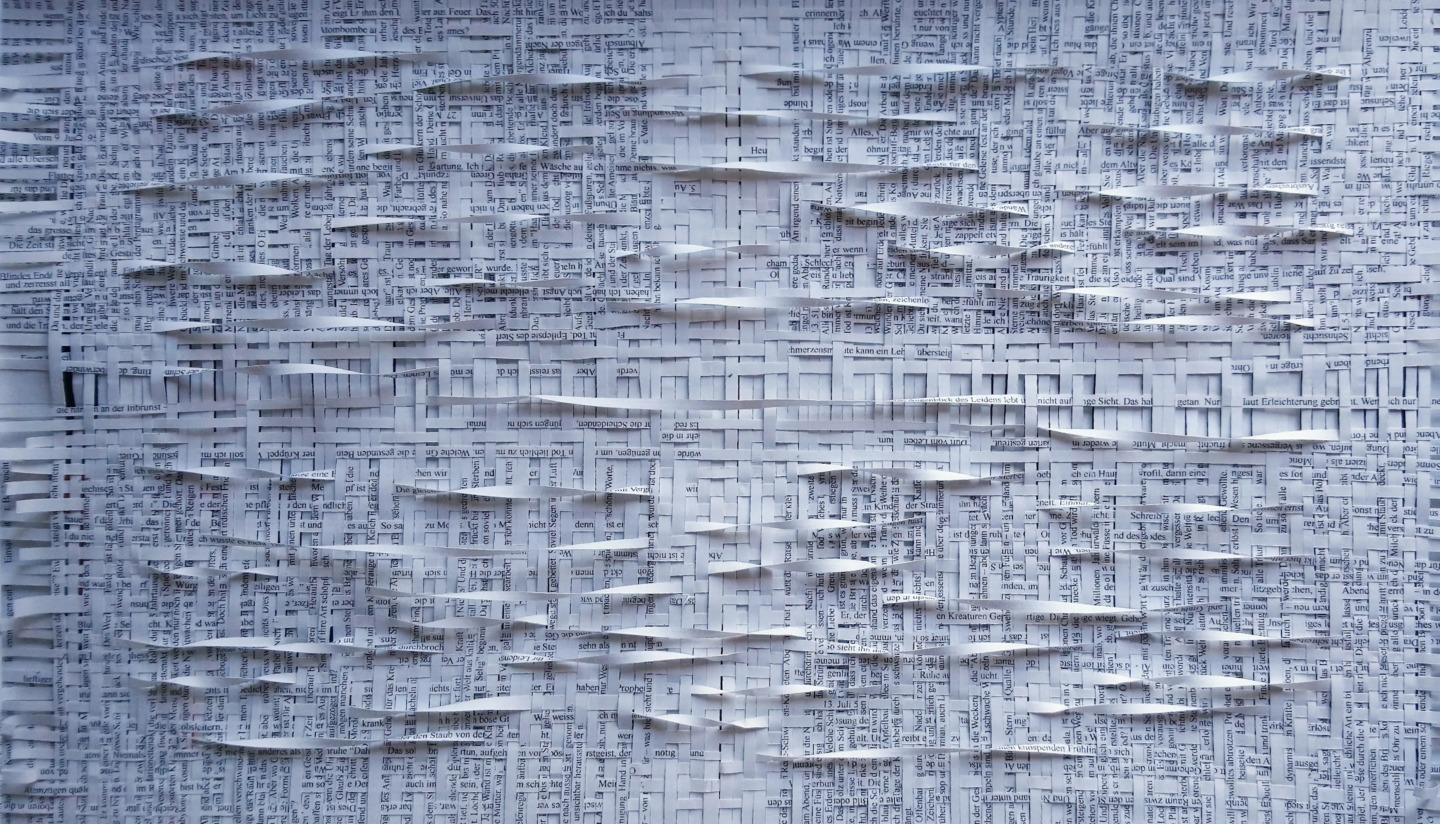 Bécherel. Ilann Vogt, du texte au textile