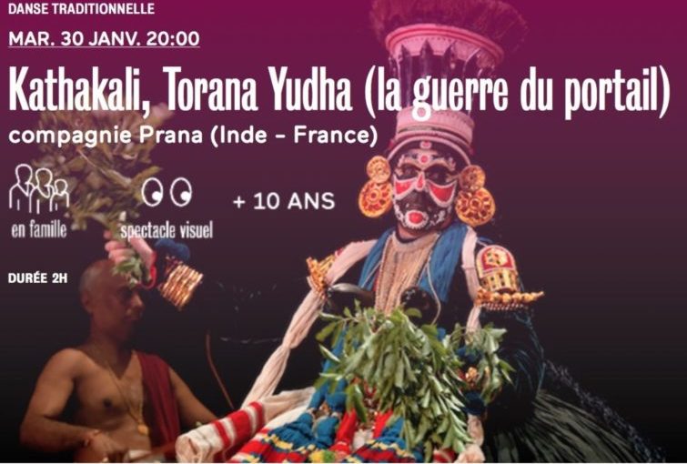 INDE, LA DANSE THÉÂTRE KATHAKALI TOURNE AU TRIANGLE ET RENNES 2