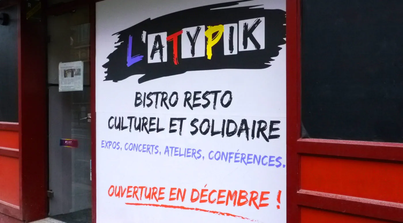 L’ATYPIK. LE NOUVEAU BISTROT CULTUREL ET SOLIDAIRE DE RENNES