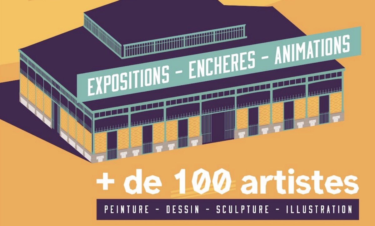 RENNES DIMANCHE 2 JUIN 2019, PETIT MARCHÉ DE L’ART HALLES MARTENOT