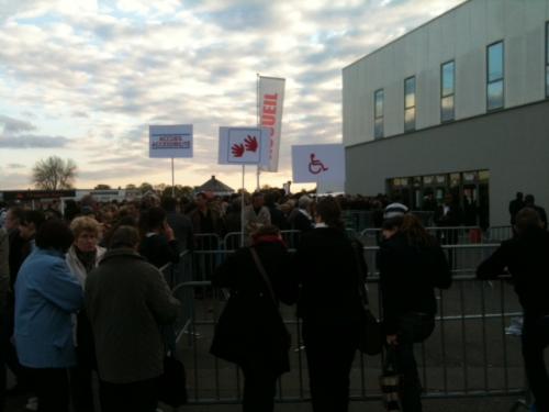 Je suis resté à la porte du meeting de François Hollande