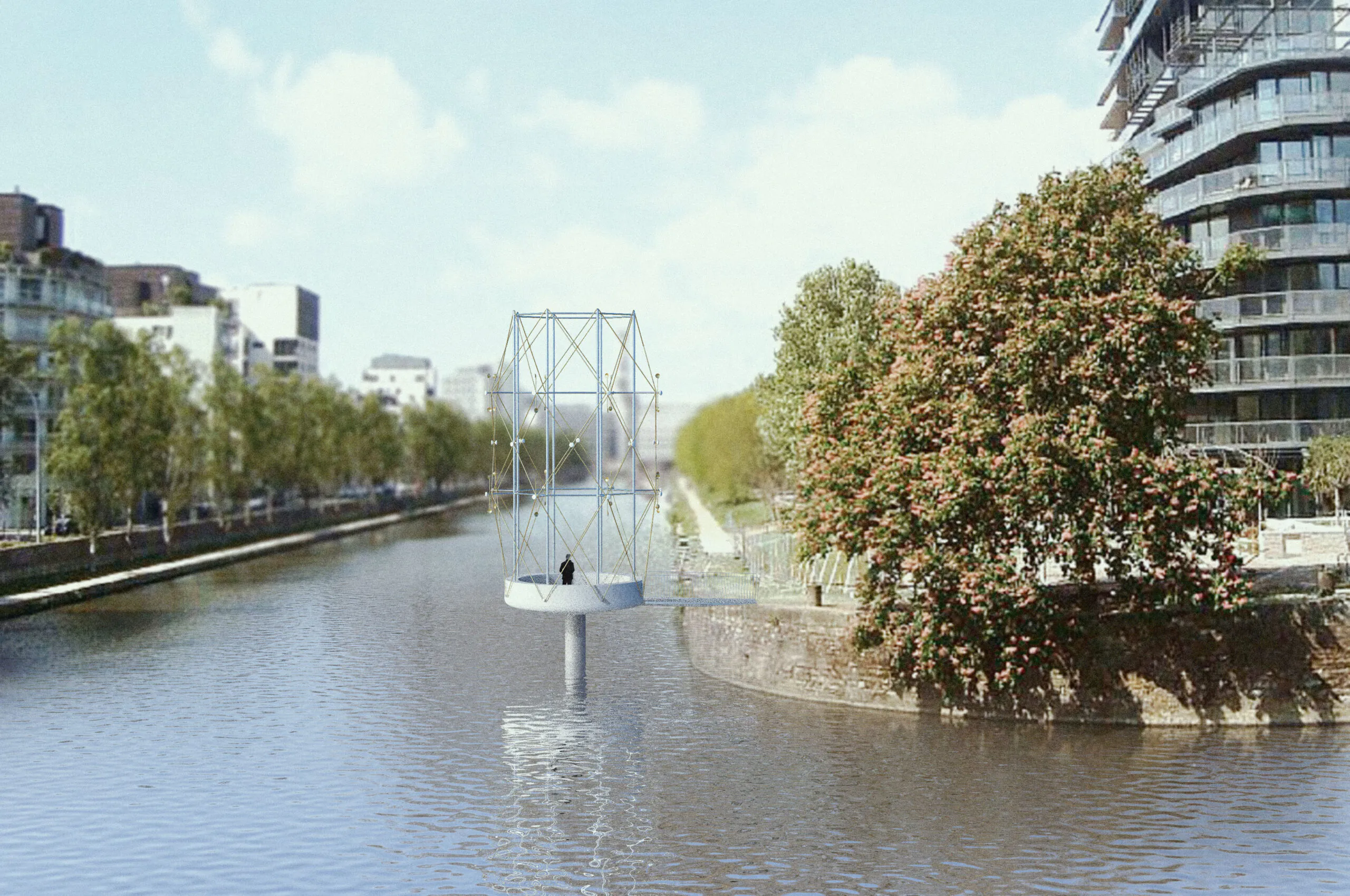 RENNES DESIGN. LE BELVEDERE DES BOUROULLEC APPONTE QUAI SAINT-CYR