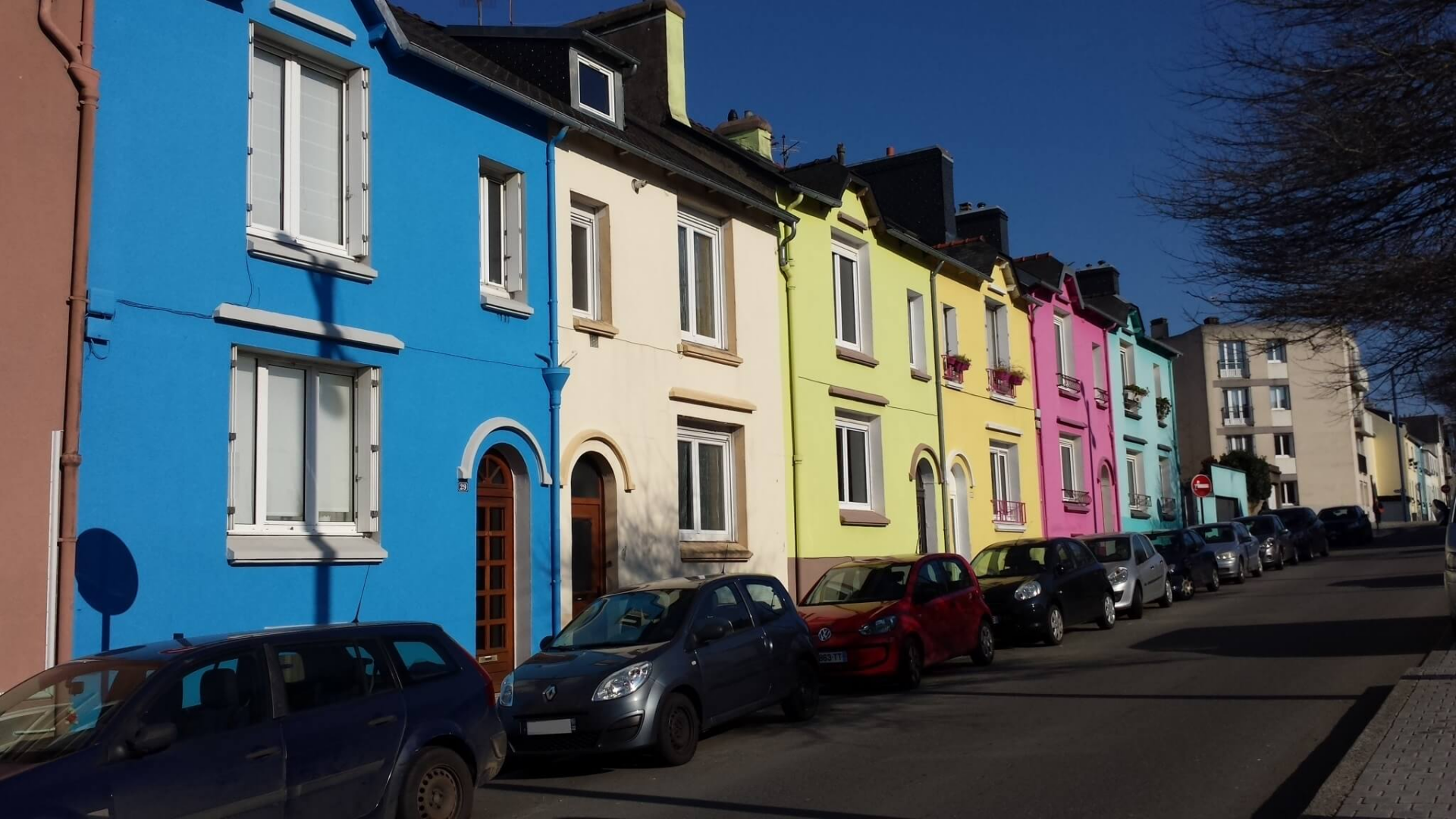 maisons colorées Lanester