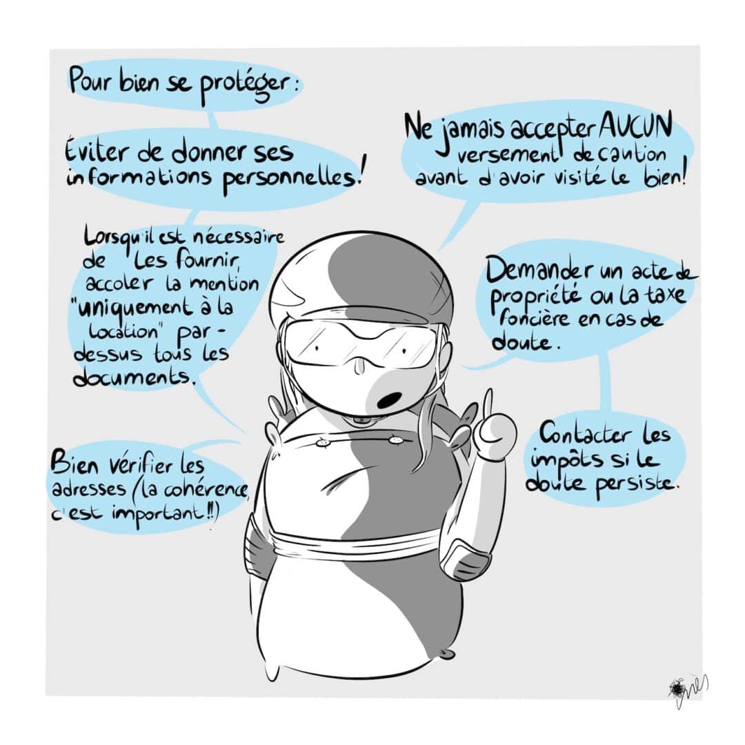 arnaque location ines collet