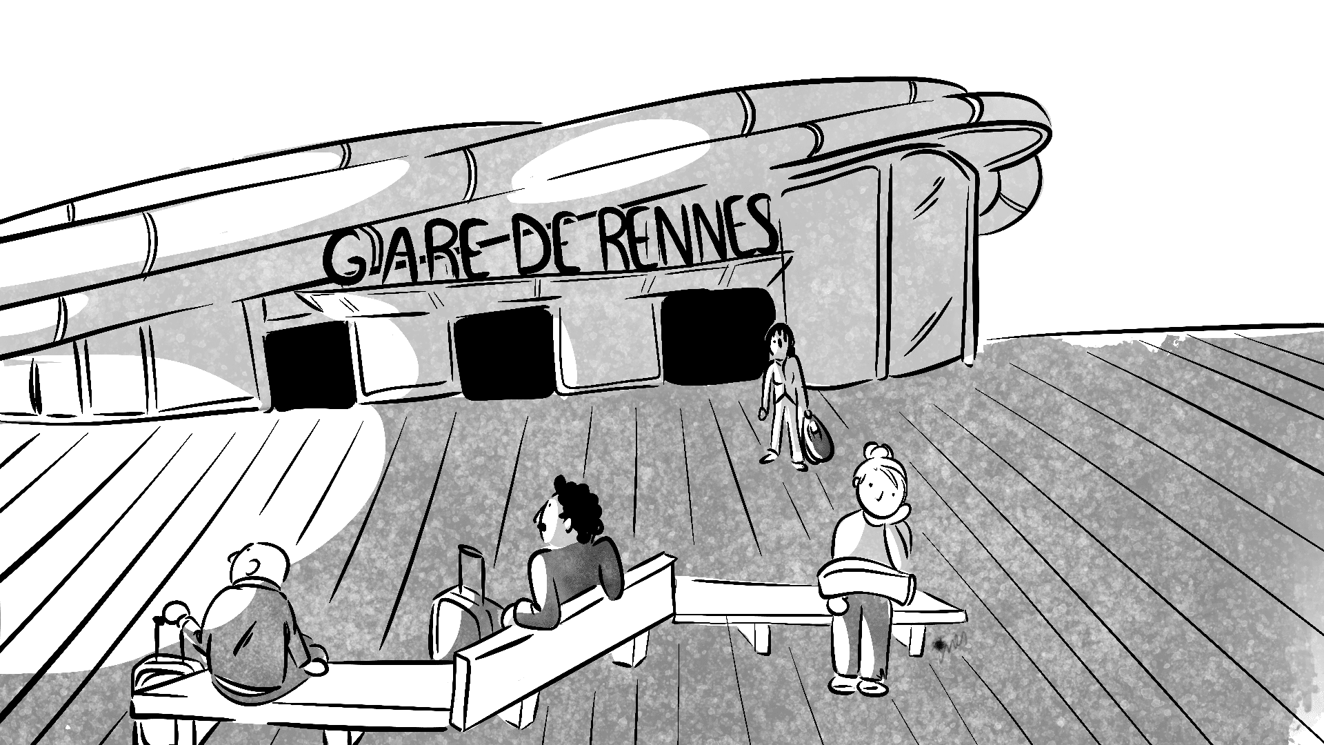 Gare Rennes Ines Collet Visites