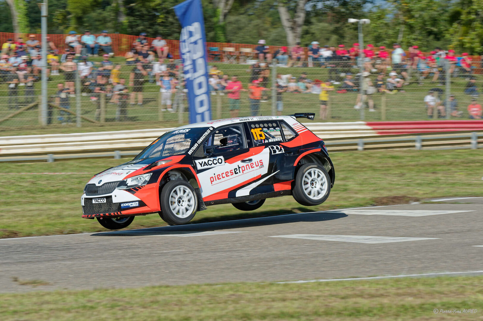 1er : Julien Meunier (Skoda Fabia - numéro 115) 