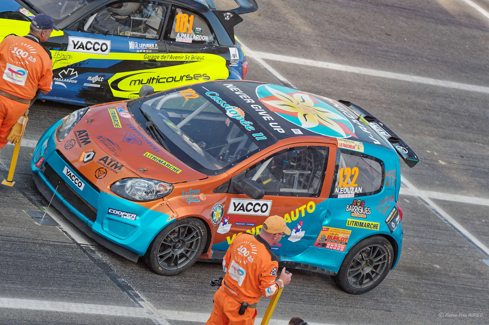 3eme : Nicolas Eouzan (Renault Twingo - numéro 122)