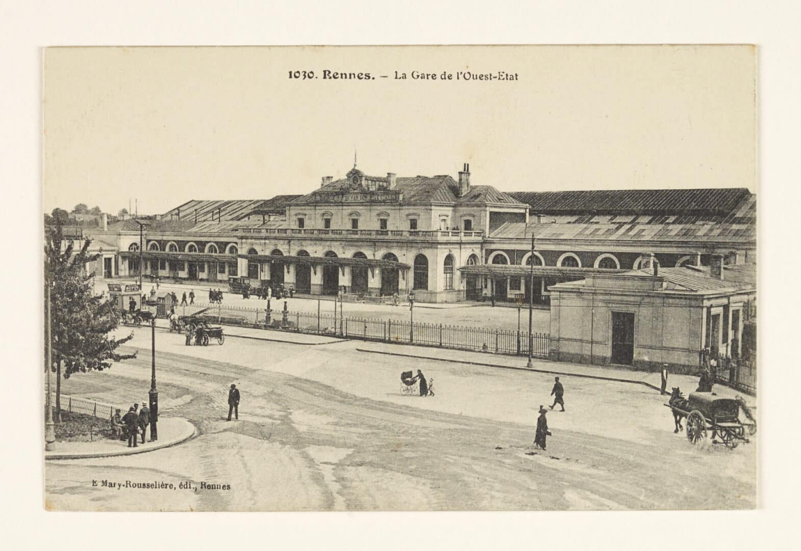 Gare Rennes avant 1930 Musée de bretagne 
