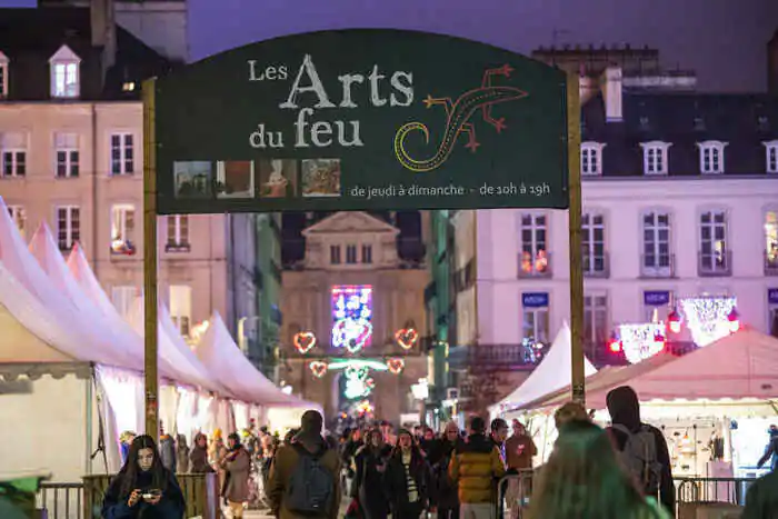 arts du feu marché noel rennes