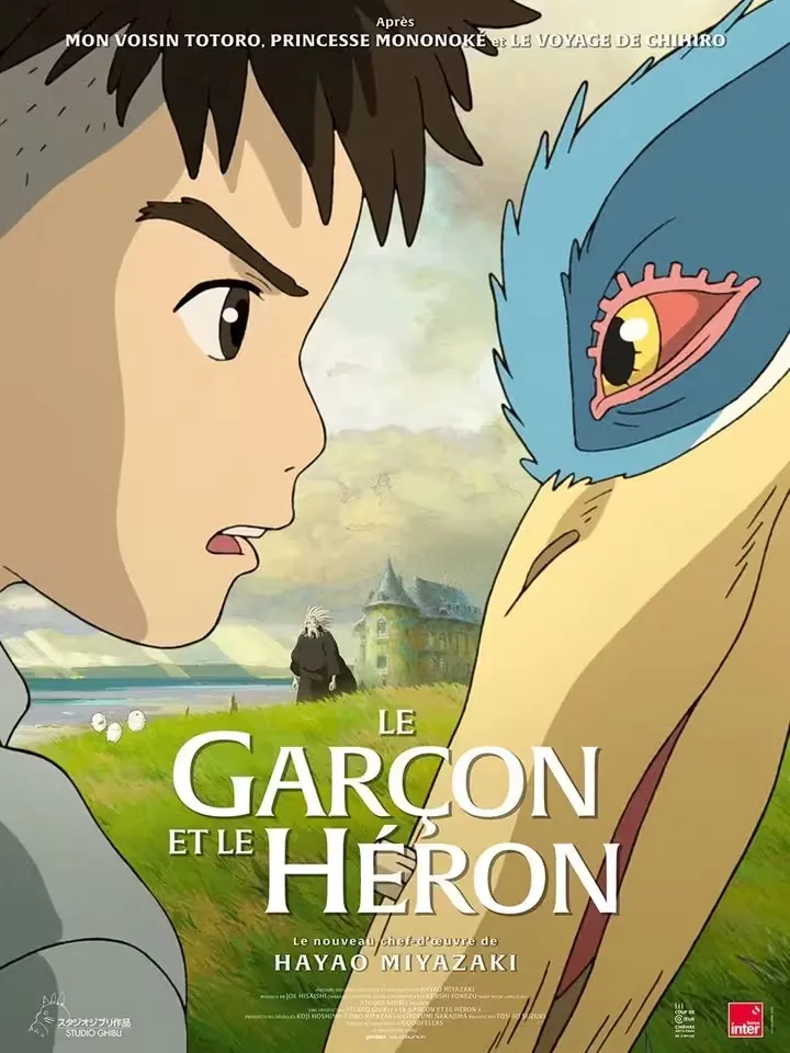 Garçon Héron film Miyazaki