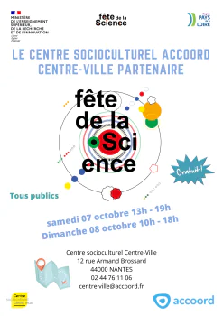 Fête de la Science à l'Accoord Histoire de Jouer - Centre Socioculturel Centre-Ville