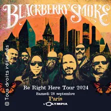 Blackberry Smoke - Be Right Here Tour - Olympia