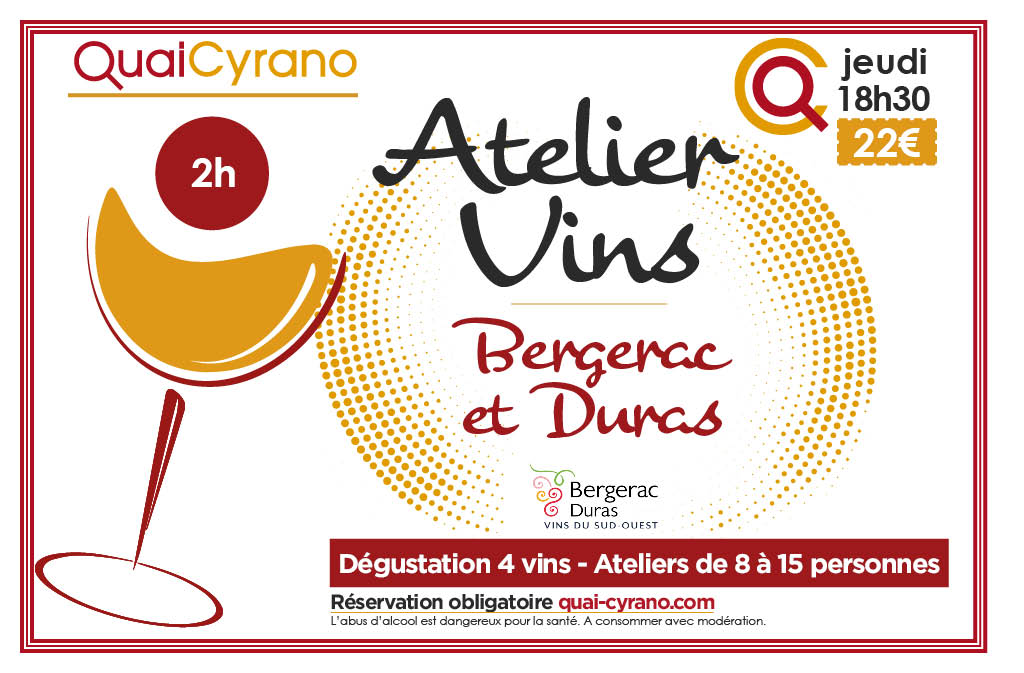 Atelier découverte | Vins Bergerac & Duras