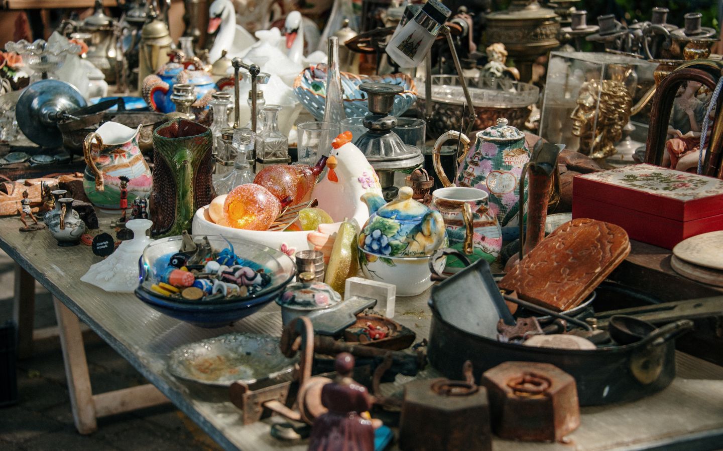 Marché à la brocante