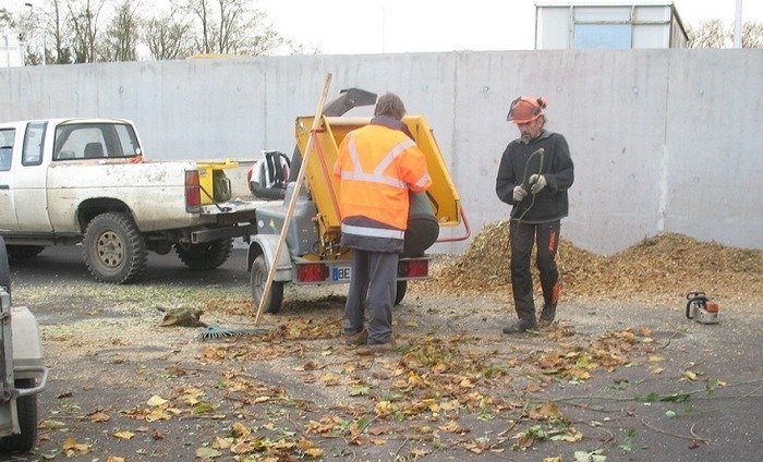 Broyage de végétaux à la déchèterie de Doussay (sur inscription)