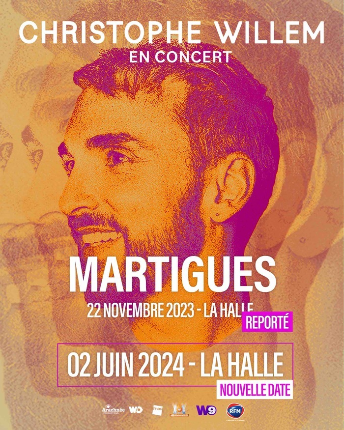 CHRISTOPHE WILLEM CONCERT La Halle de Martigues Martigues dimanche 2