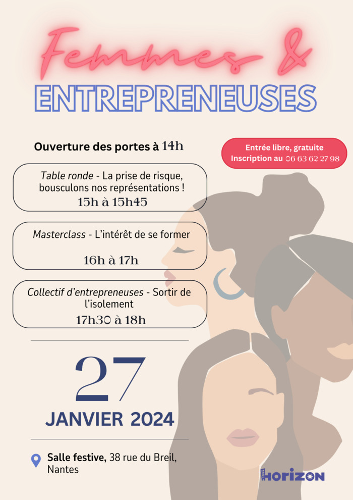 Femmes Entrepreneuses Salle festive 38 rue du Breil Nantes