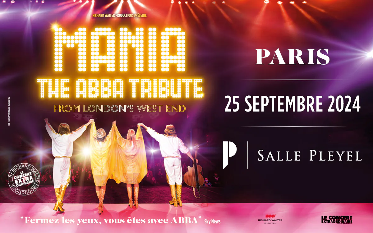 Mania : The Abba Tribute SALLE PLEYEL Paris