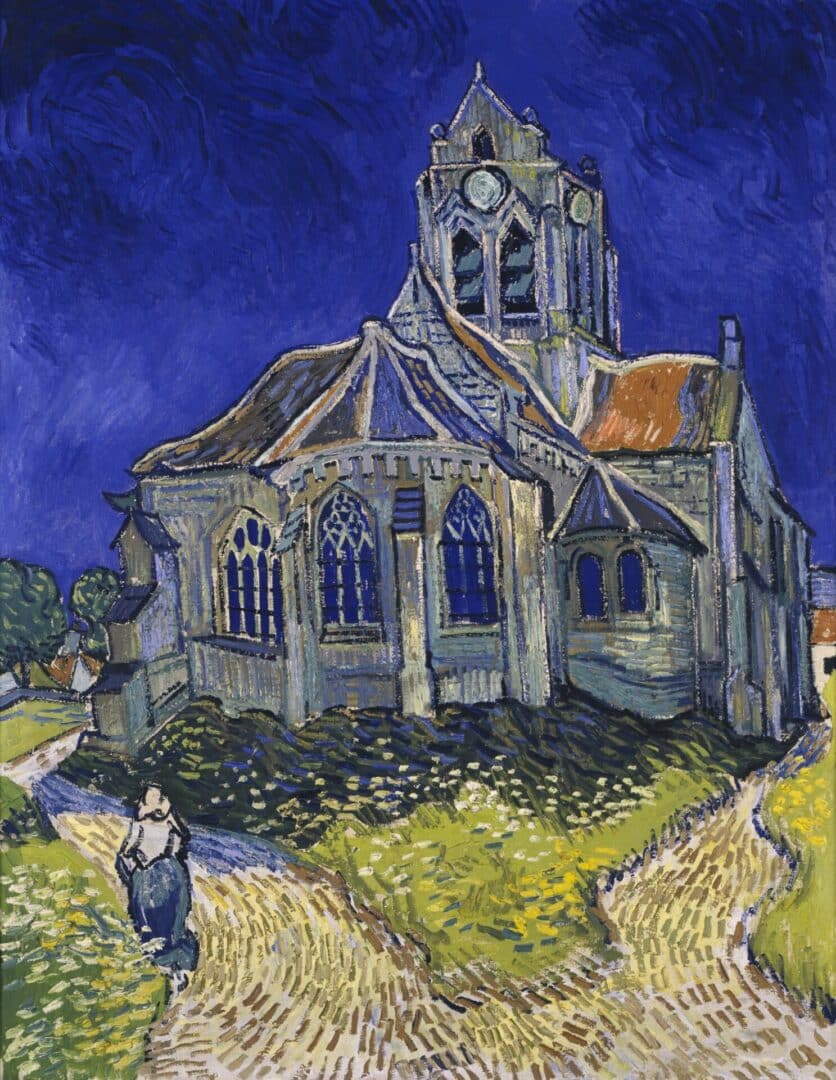 L’église d’Auvers-sur-Oise vue du chevet, Vincent van Gogh