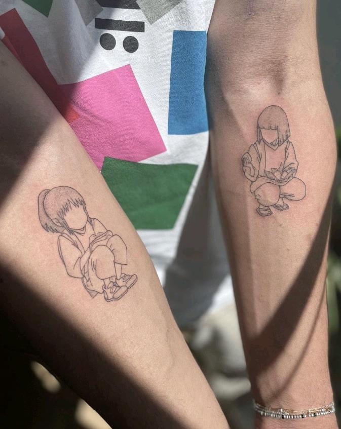 aiguille écarlate tattoo