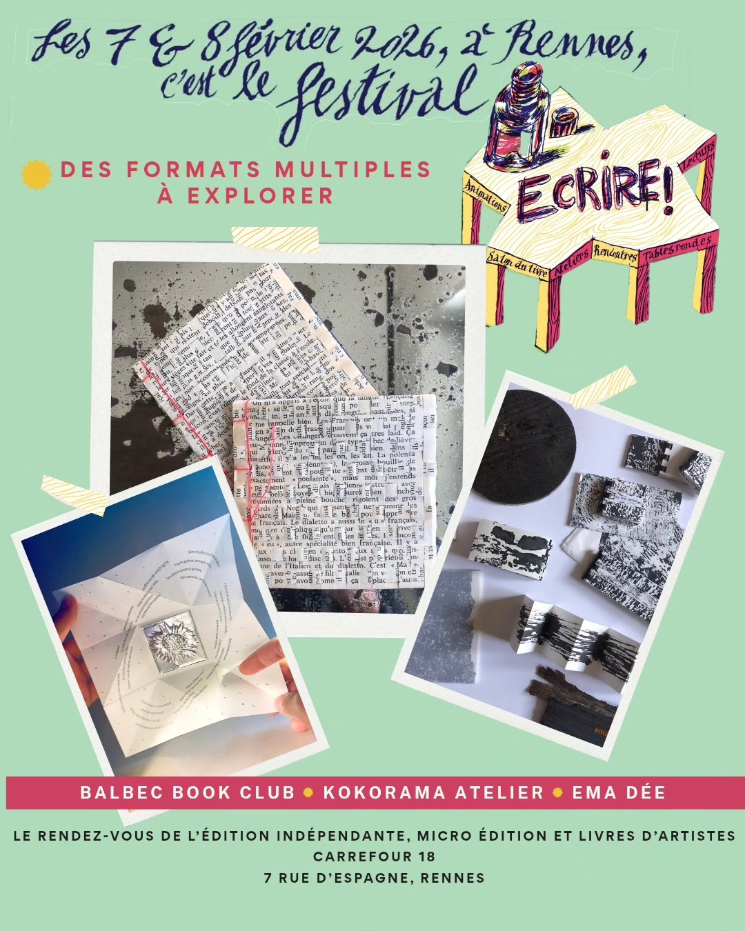 Festival ÉCRIRE ! — ambiance