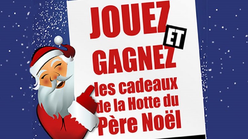 Le jeu de la hotte du Père Noël