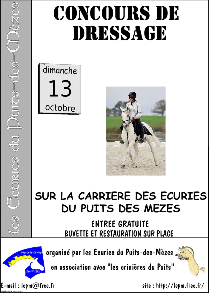 Concours de Dressage Les Ecuries du Puits des Mèzes Biesles