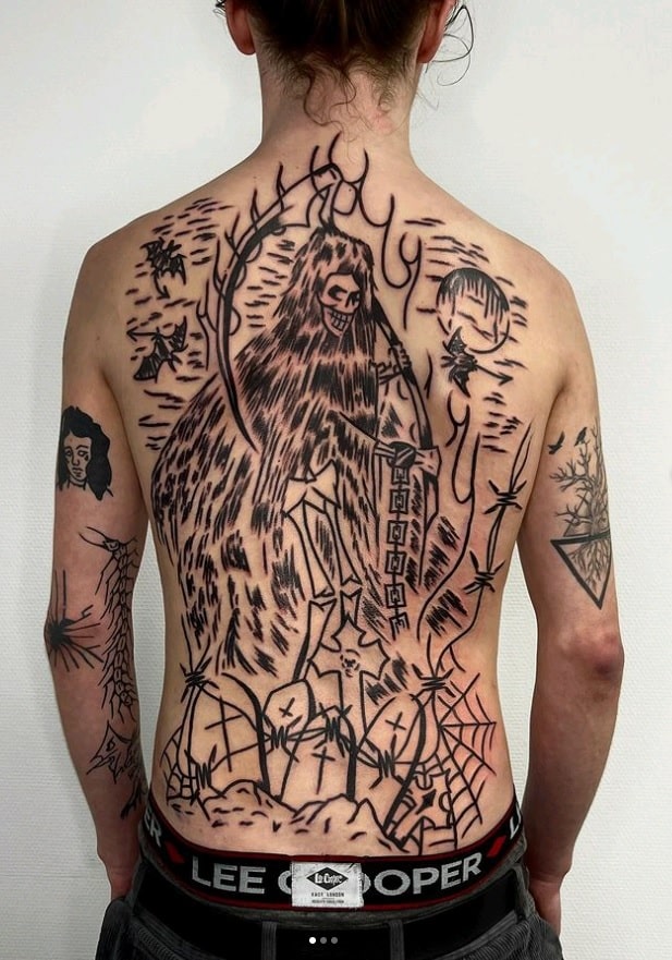 Sourire pluvieux tattoo