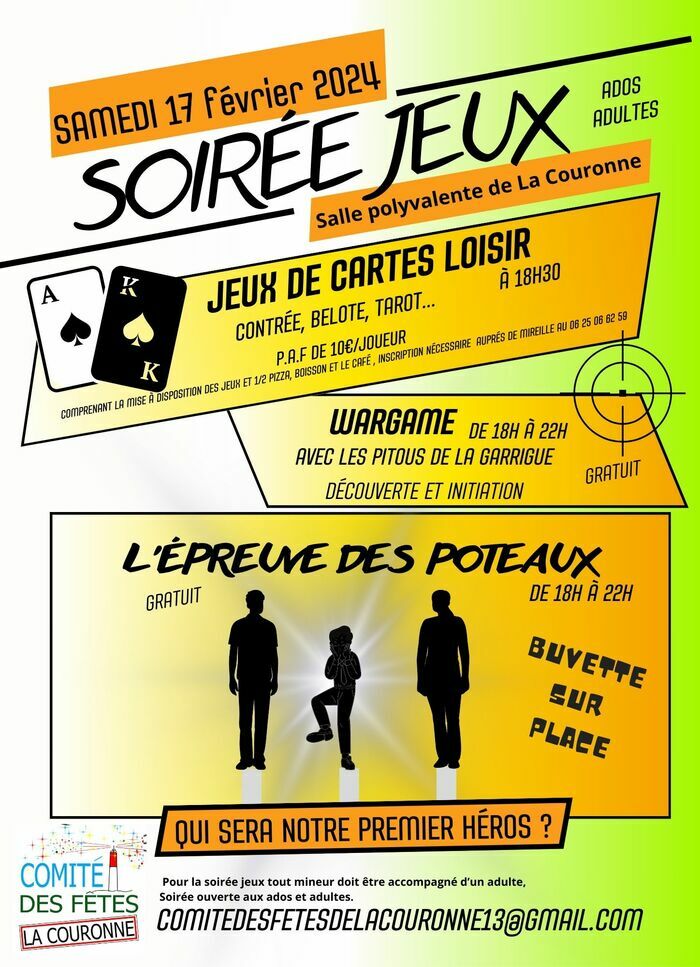 Soirée jeux ado/adultes