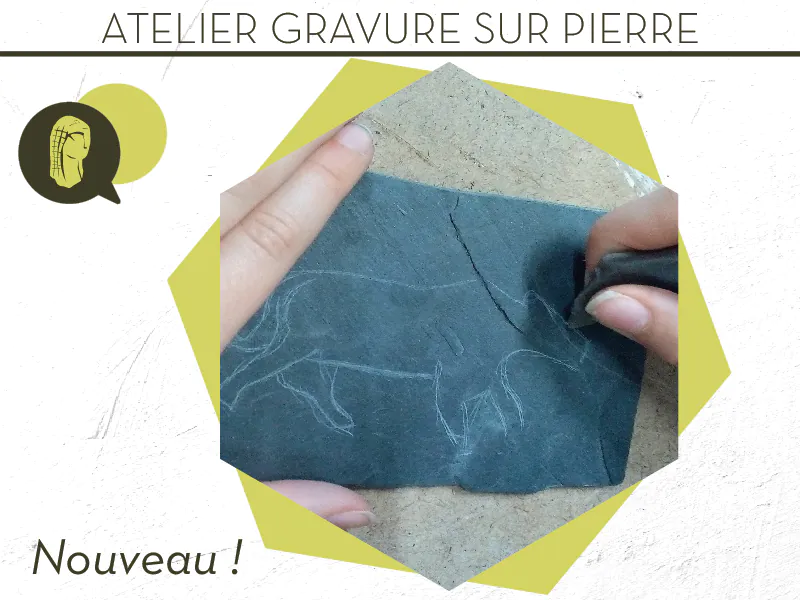 Atelier gravure sur pierre